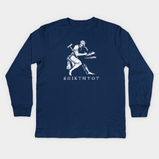 Epictetus Kids Long Sleeve T-Shirt